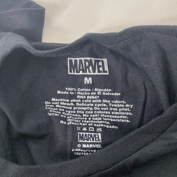 Marvel Deadpool I'm Sorry Did I Offend You? Men's Black T-shirt Size M - Picture 5 of 6